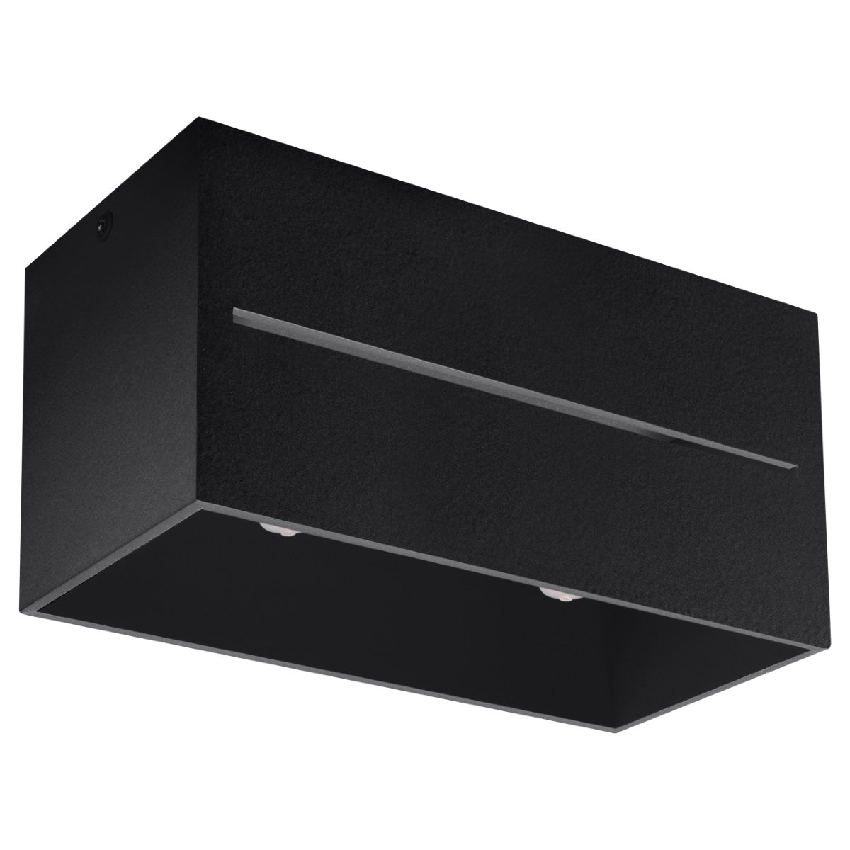 Plafonnier Aluminium Noir G9 2 Lobo noir, EDEN