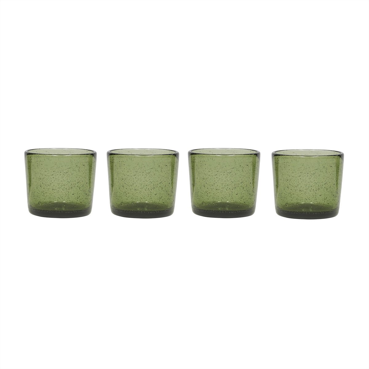 verre en verre à bulles LIVING vert, OYOY LIVING DESIGN