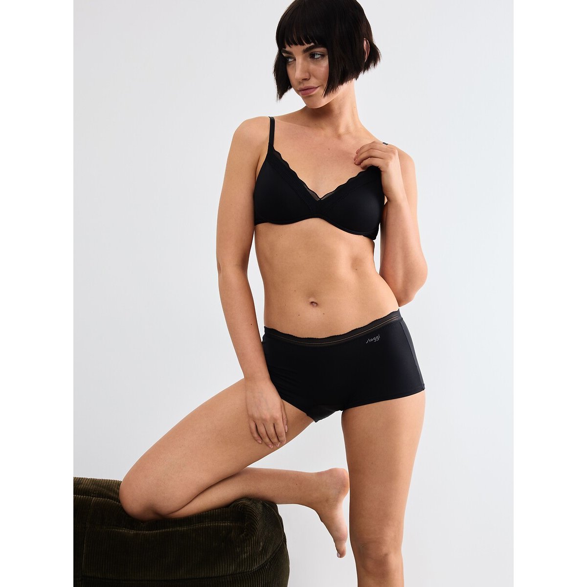 Confezione da 2 boxer GO BLUSH nero + nero , SLOGGI