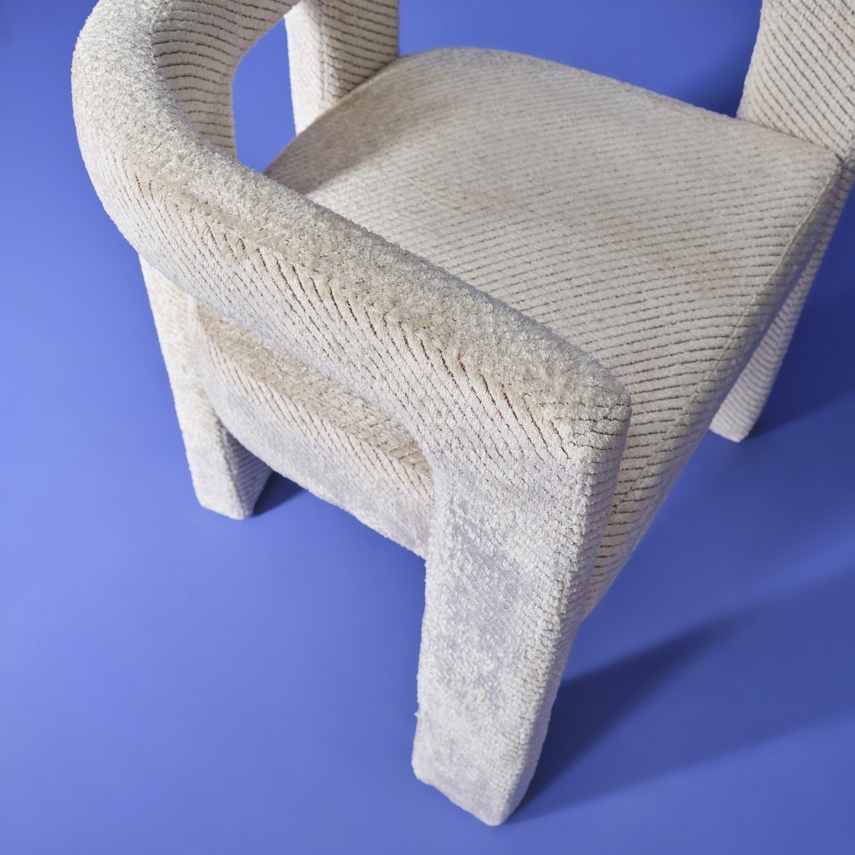 Fauteuil bridge en tissu écru L63 cm - TAPISSIER écru, CALICOSY