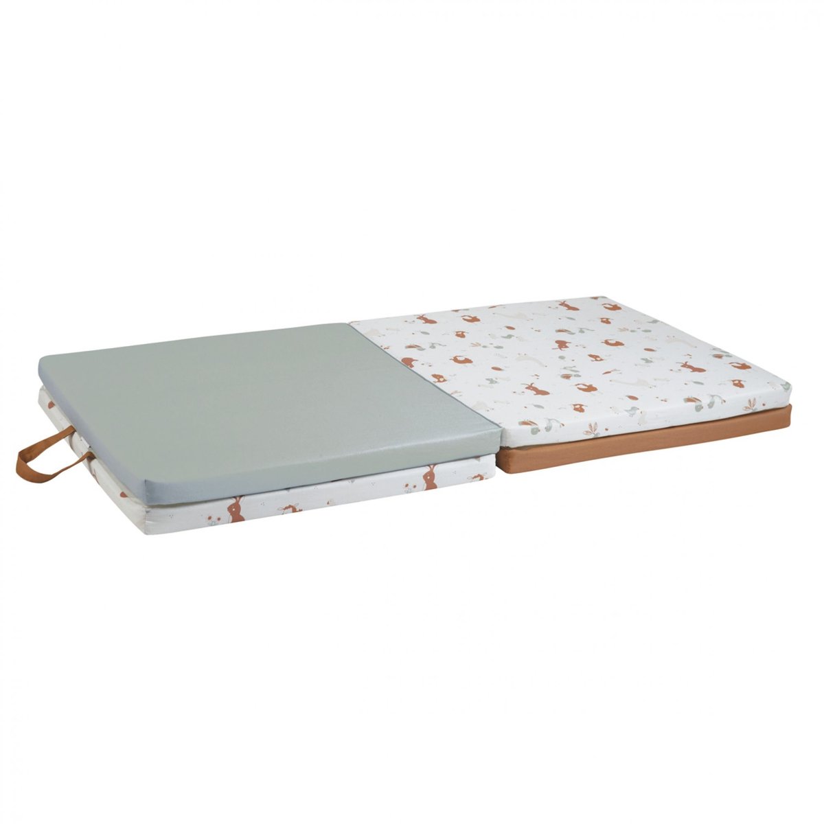 Matelas tapis malin blanc, orange, bleu, TINEO