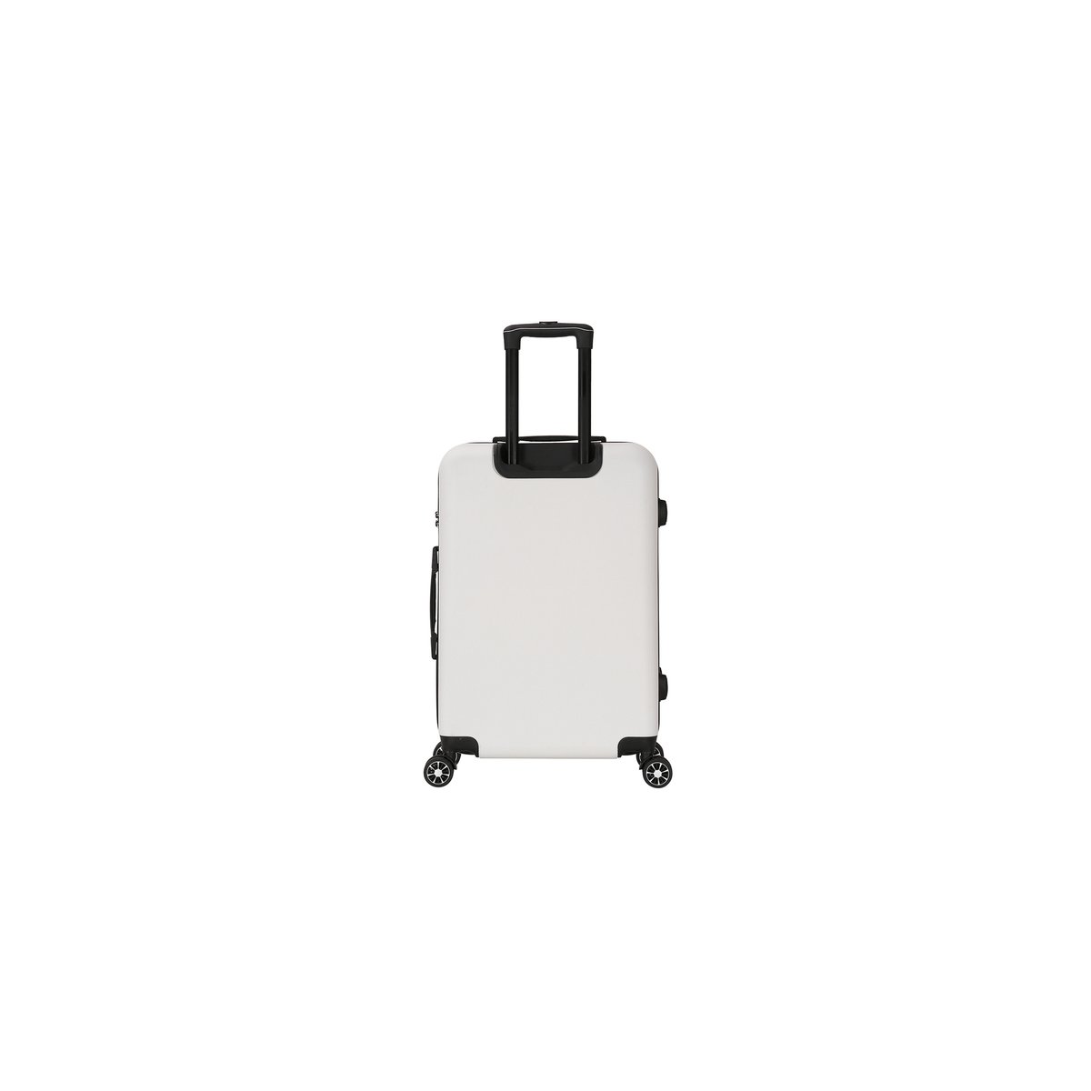Valise Cabine 4 roues 55cm ABS - BLUE SERENITY - DEELUXE blanc, DEELUXE