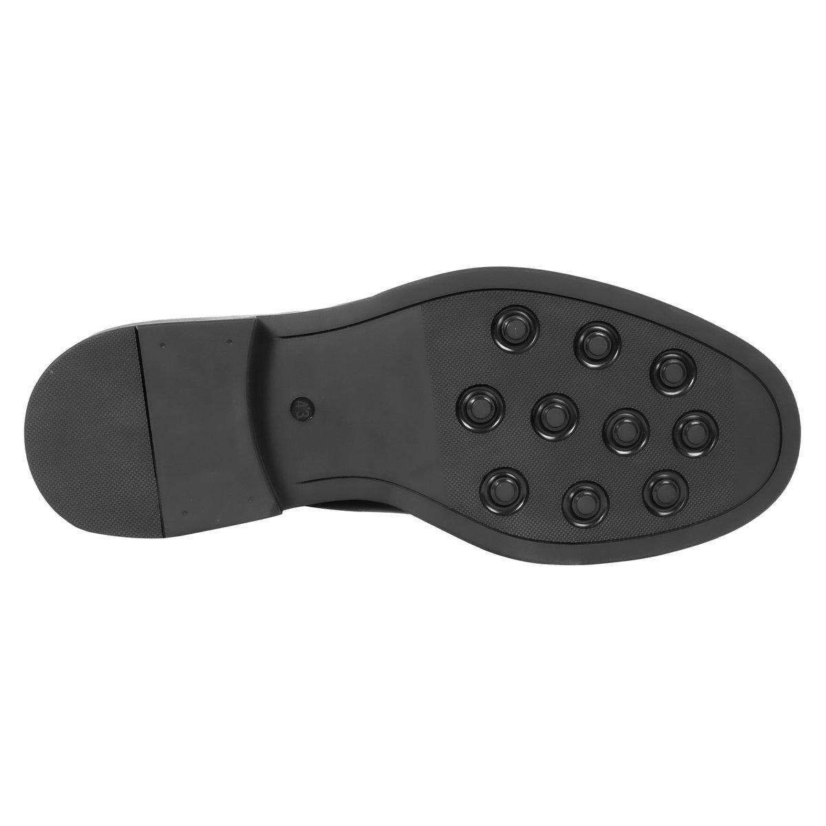 Derbies gomme cuir noir, JULES & JENN