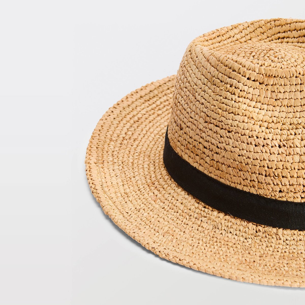 Chapeau forme panama naturel, MONOPRIX