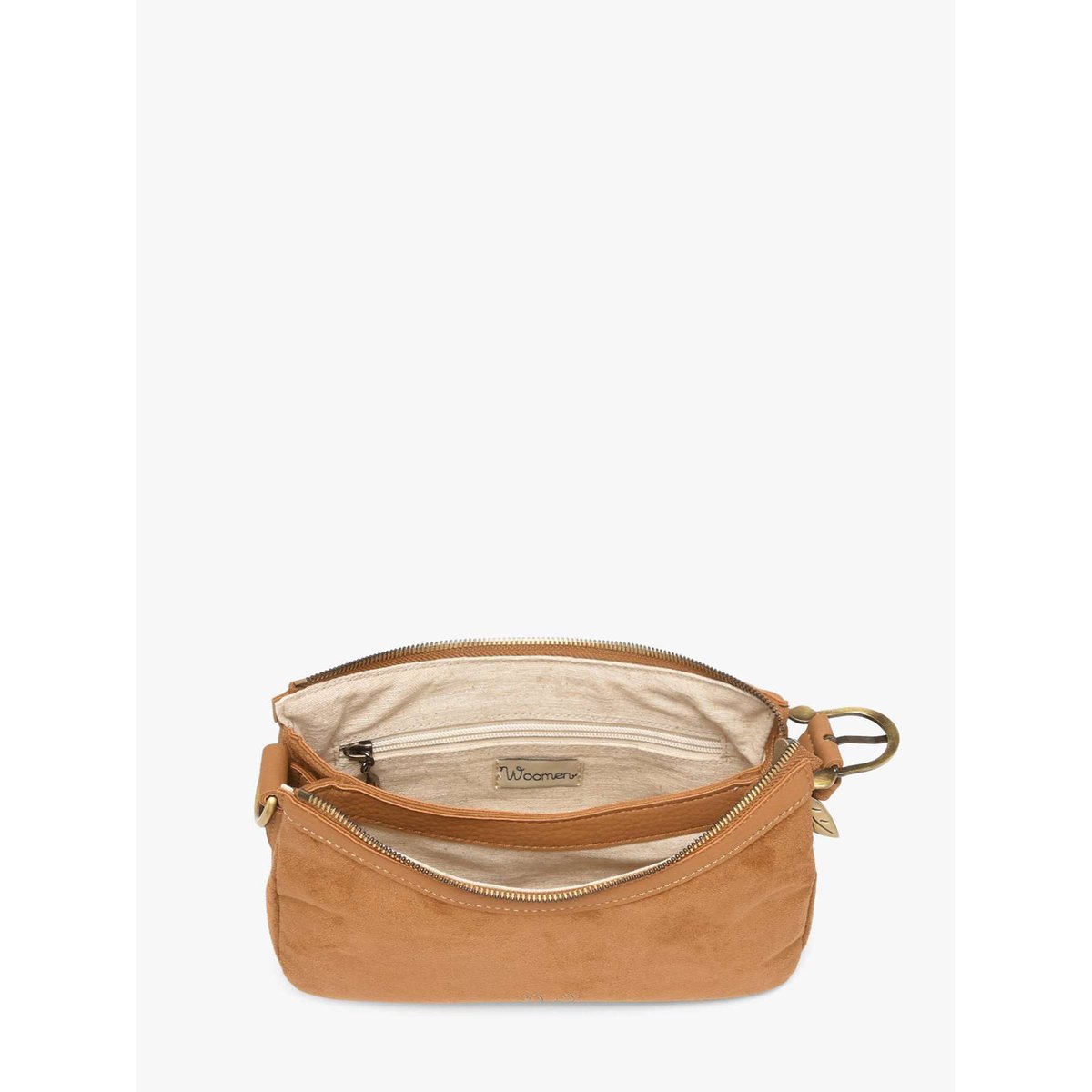 Sac bandoulière Ellebore camel, WOOMEN