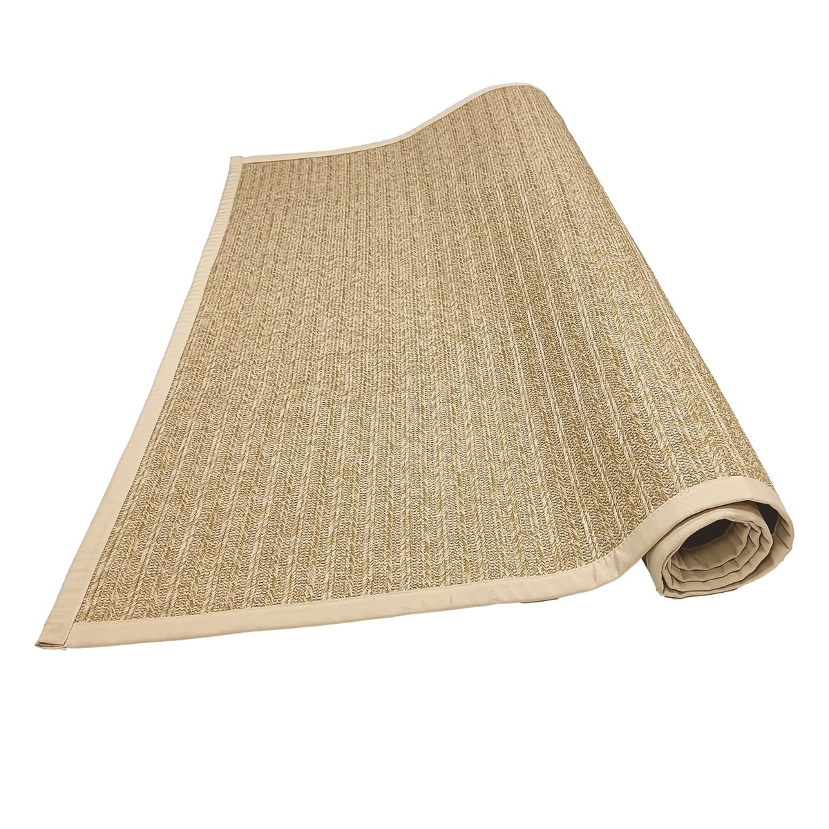 Tapis intérieur extérieur imperméable FORMENTERA - QABANE naturel, HOME MAISON