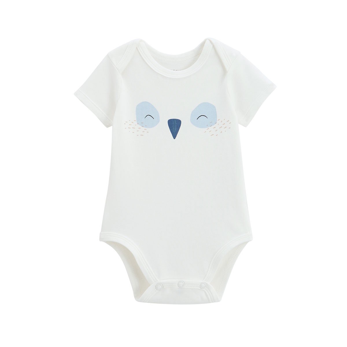 Lot de 2 bodies bébé manches courtes Toucana bleu, PETIT BEGUIN