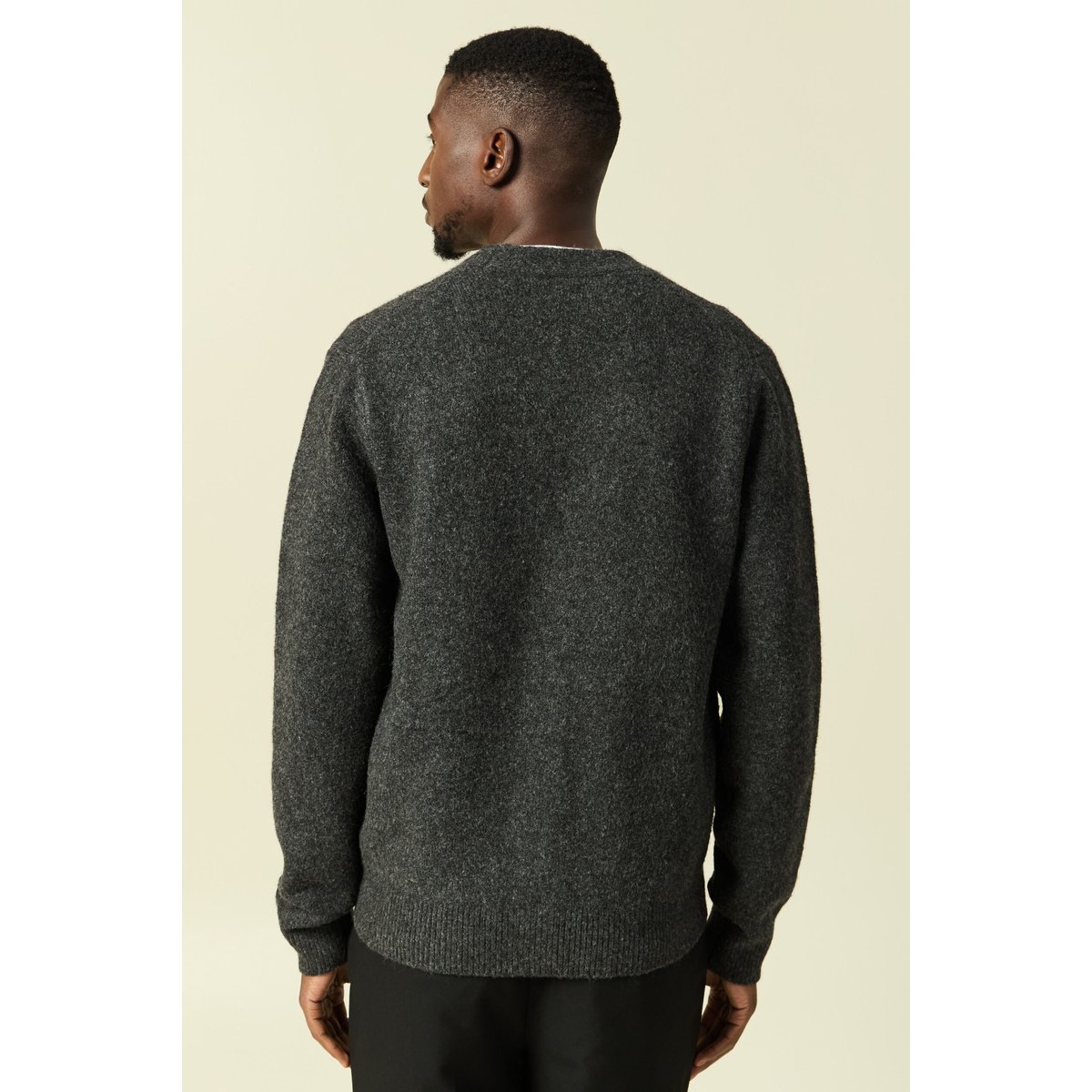 Gilet manches longues gris foncé, BONOBO