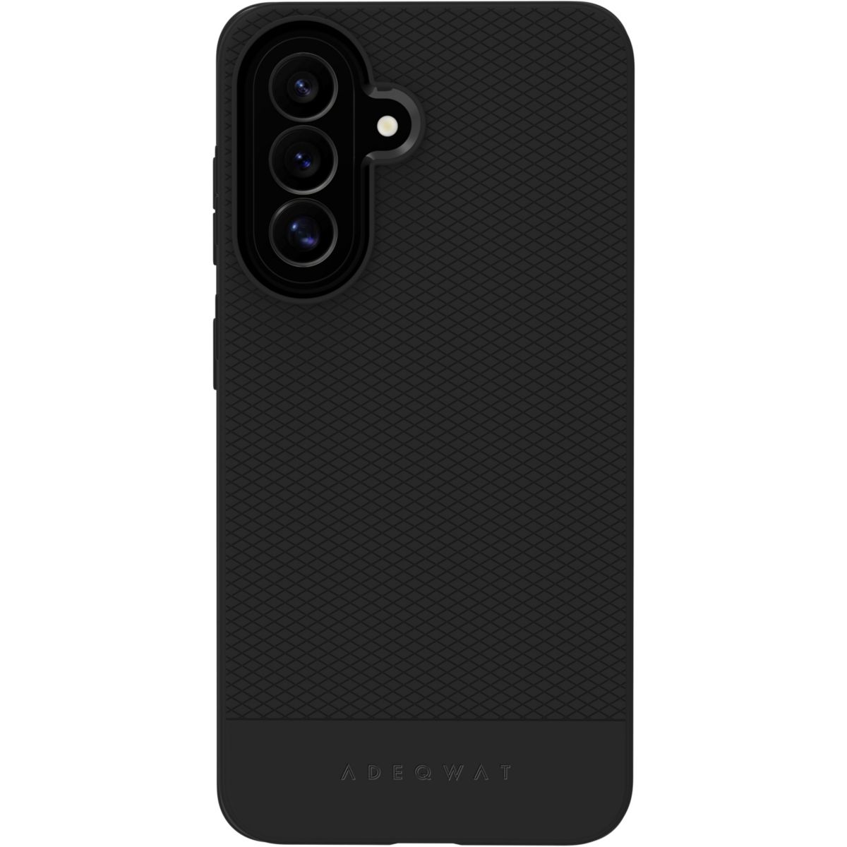 Coque Samsung Galaxy A37 noire couleur unique, ADEQWAT