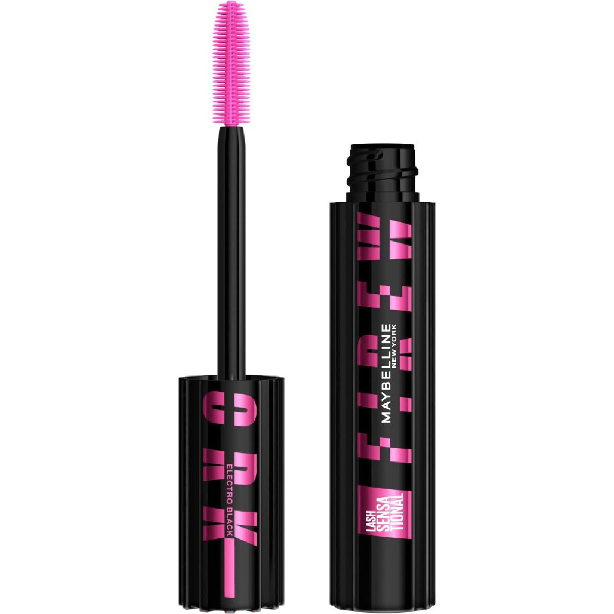Mascara Cils Sensational Firework Electro Black Effet Cils Déployés à 360° electro black, MAYBELLINE NEW YORK