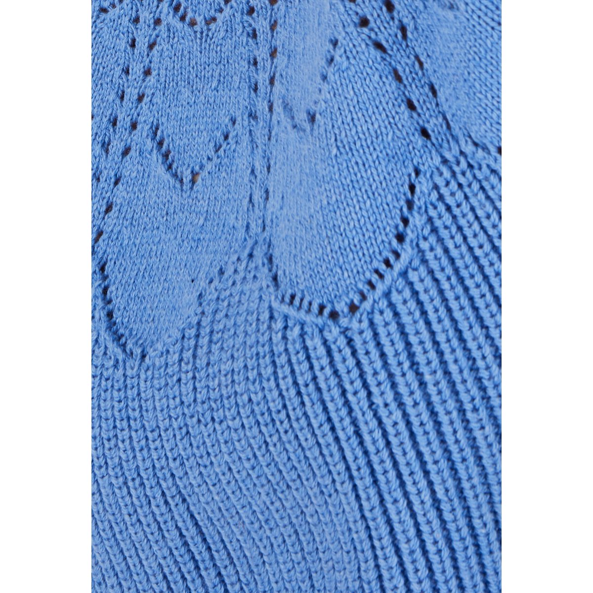 Pull détails ajourés bleu ciel, DAMART