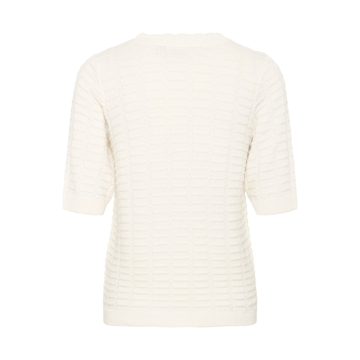 Pullover tricoté blanc, KAFFE