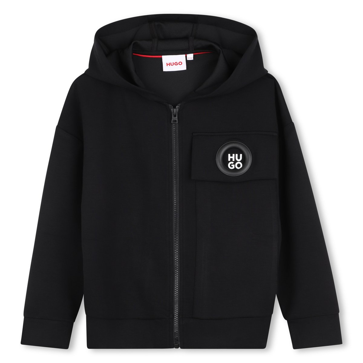 Cardigan à capuche black, HUGO KIDSWEAR