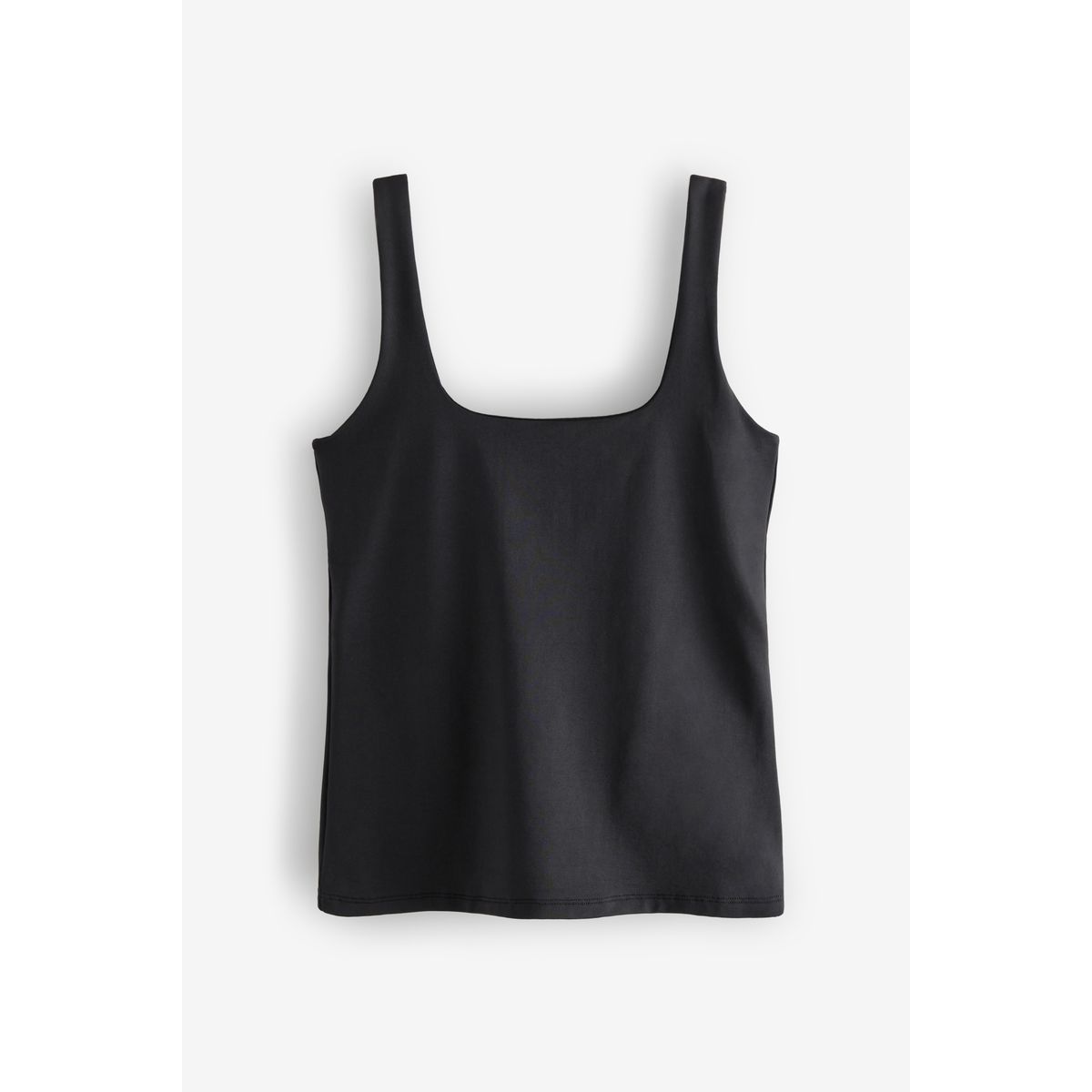 Débardeur en nylon doux à encolure dégagée noir, NEXT