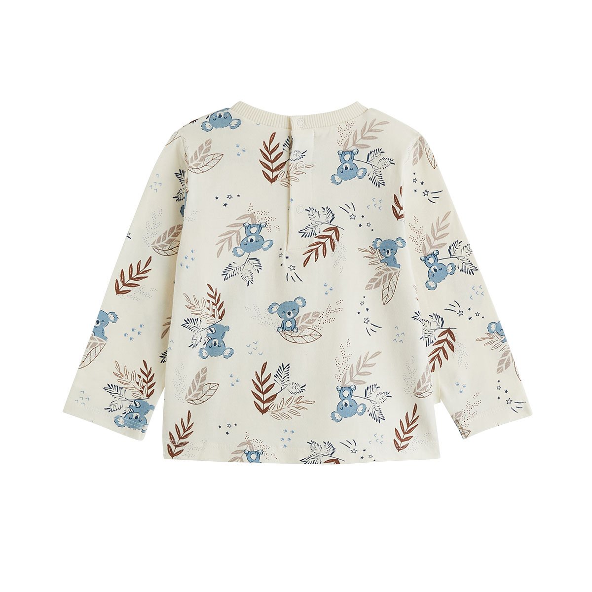 Ensemble salopette bébé et t-shirt Mathéo bleu, PETIT BEGUIN