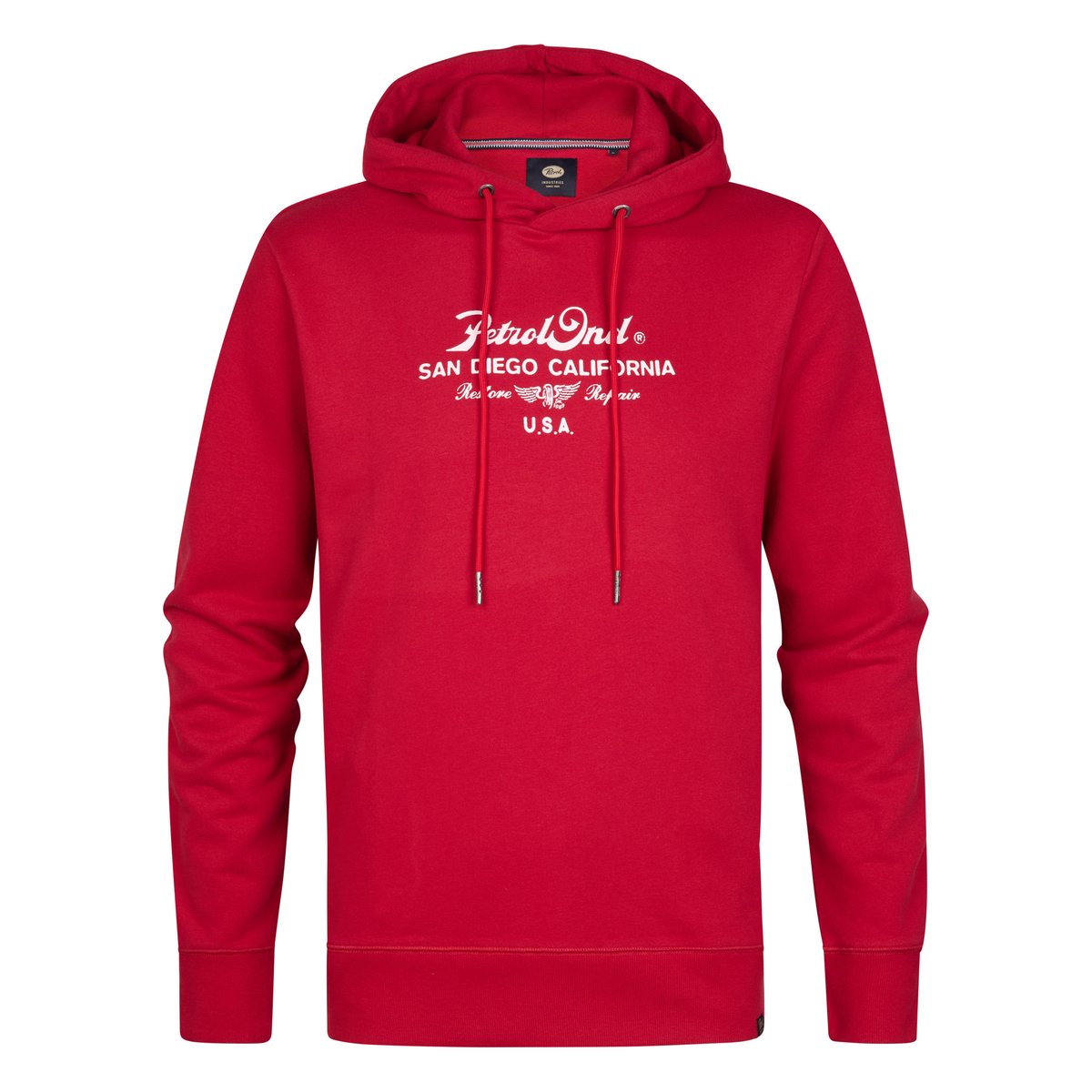 Hoodie artwork repair rouge fire red, PETROL INDUSTRIES