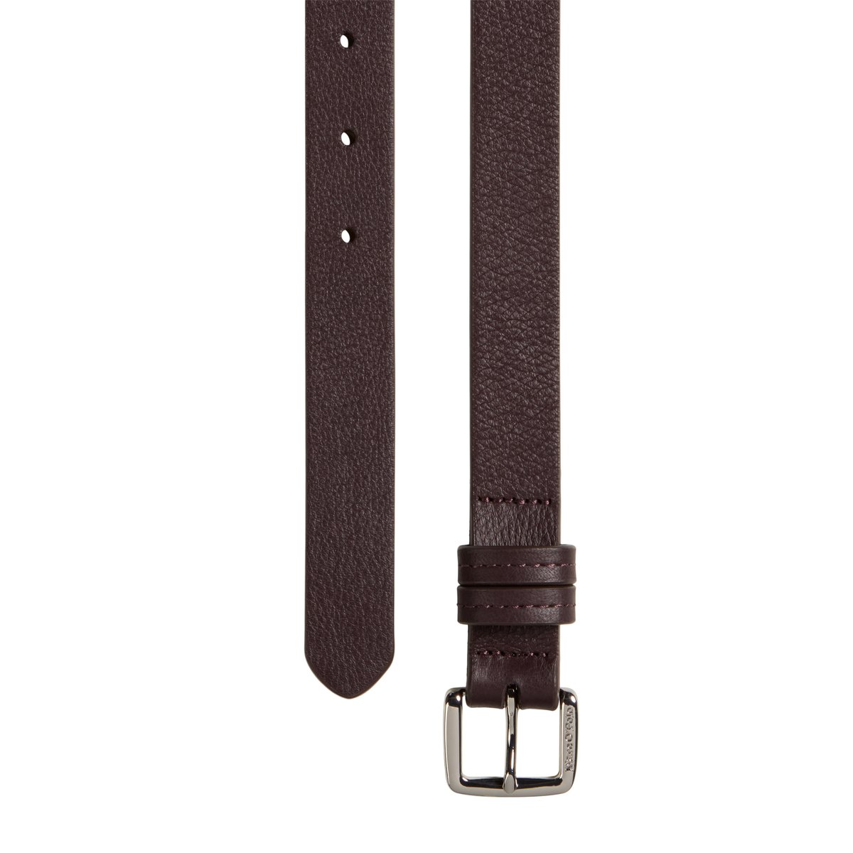 Ceinture modèle Billar en cuir de vachette souple bleu moyen, MARC O'POLO