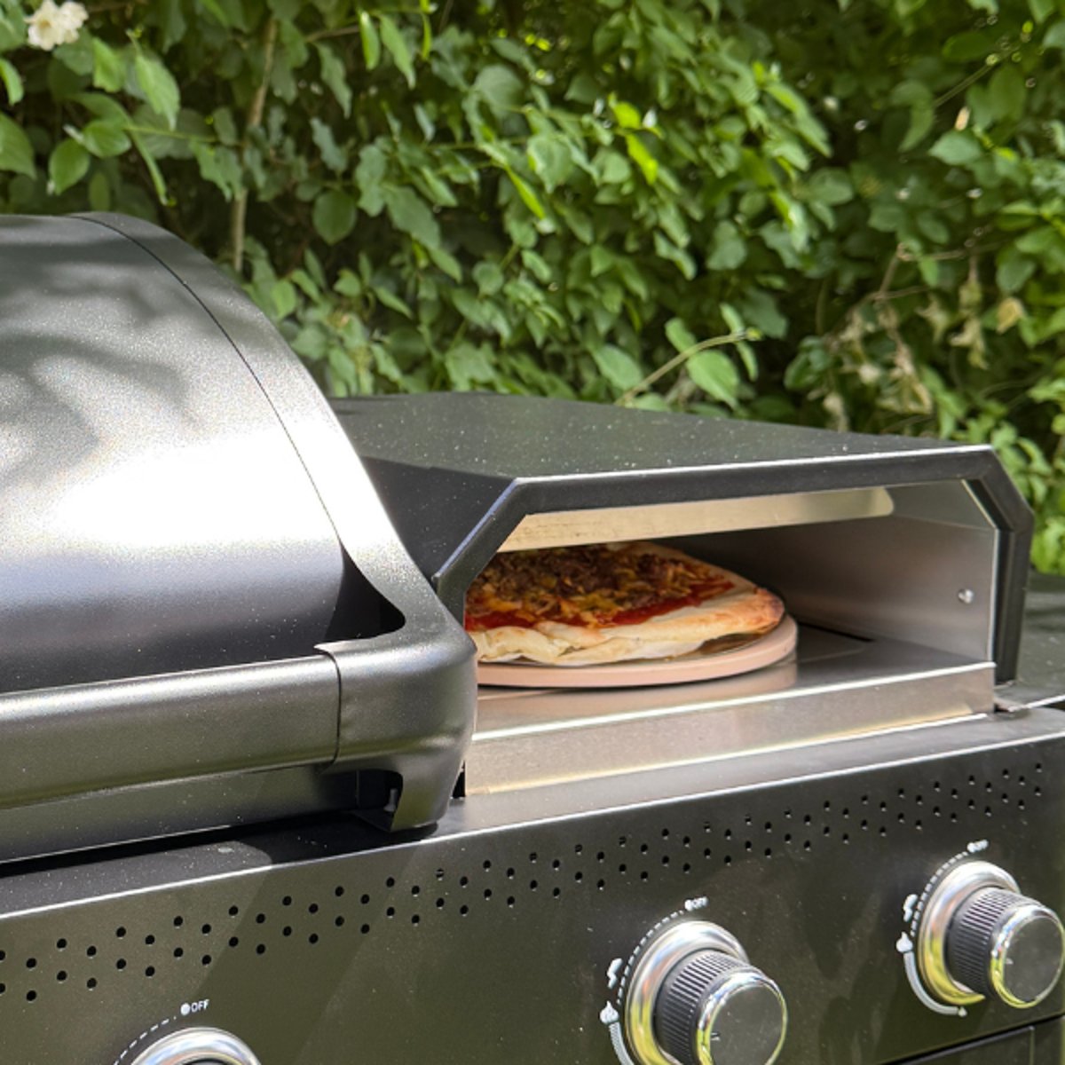 Barbecue à gaz 3 en 1 : Flamy noir, COOK IN GARDEN