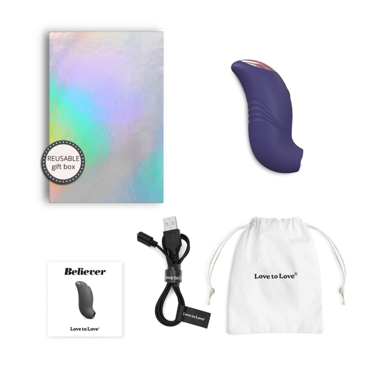 Stimulateur Believer violet, LOVE TO LOVE