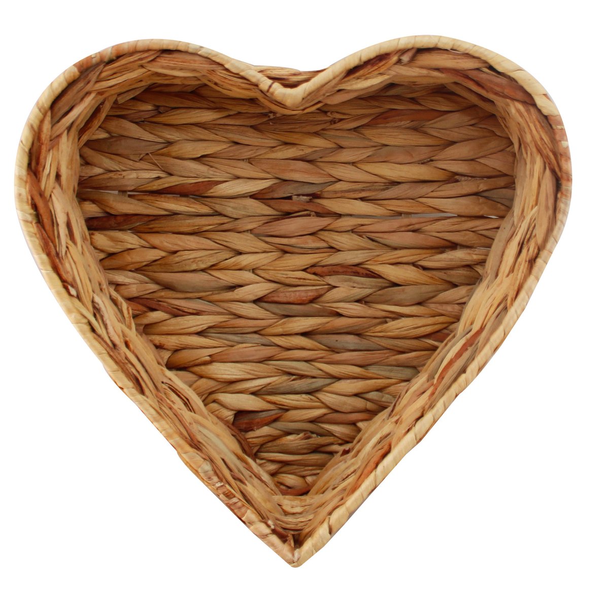 Panier de rangement tressé coeur bois, WADIGA
