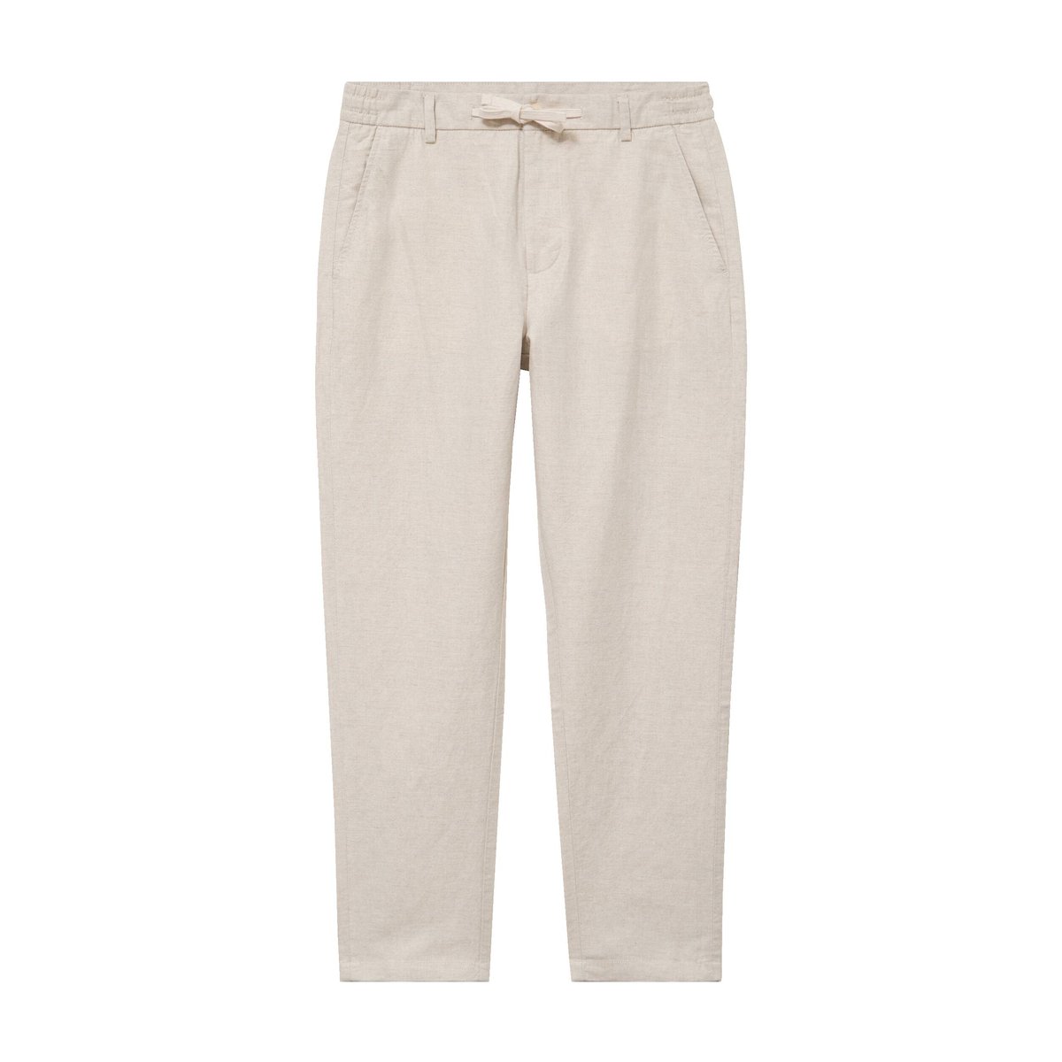 Chino coupe droite longueur 32 ecru, BONOBO