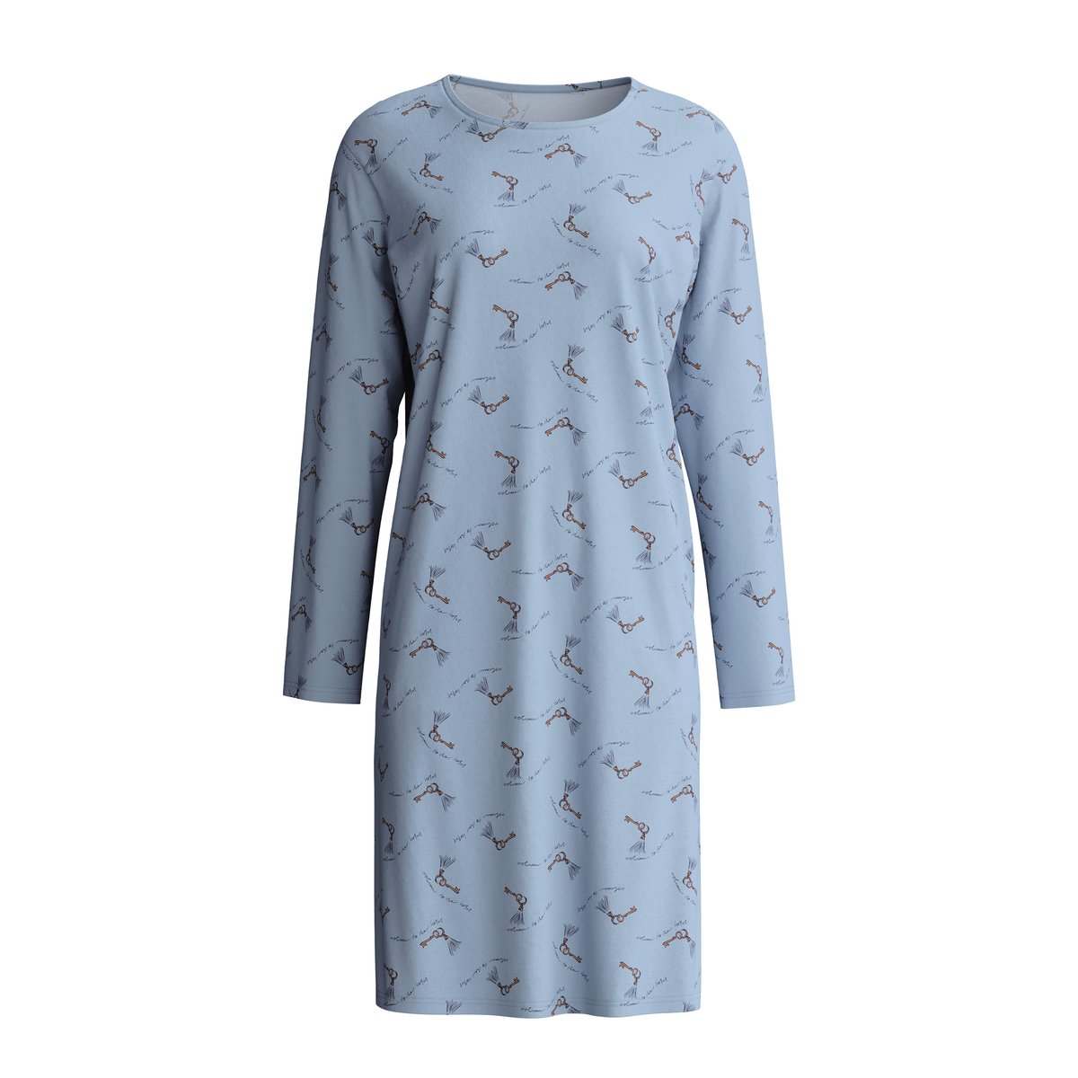 manches longues Coton HOTEL NIGHTS dusty grey, CALIDA