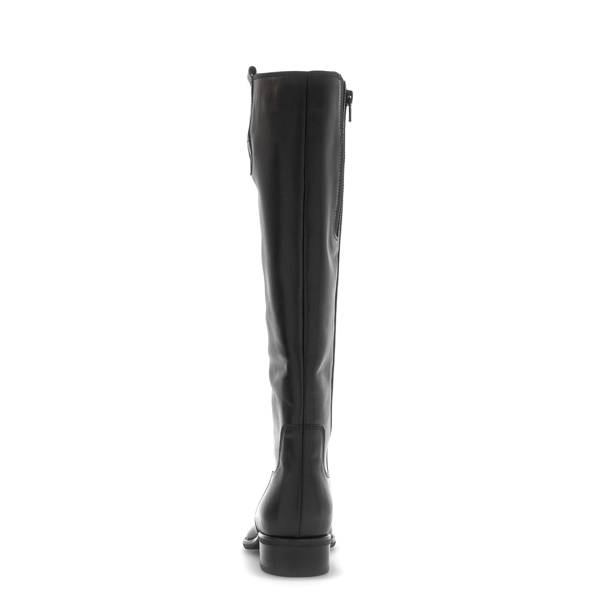 Bottes en cuir lisse à talon décroché noir lisse, GABOR