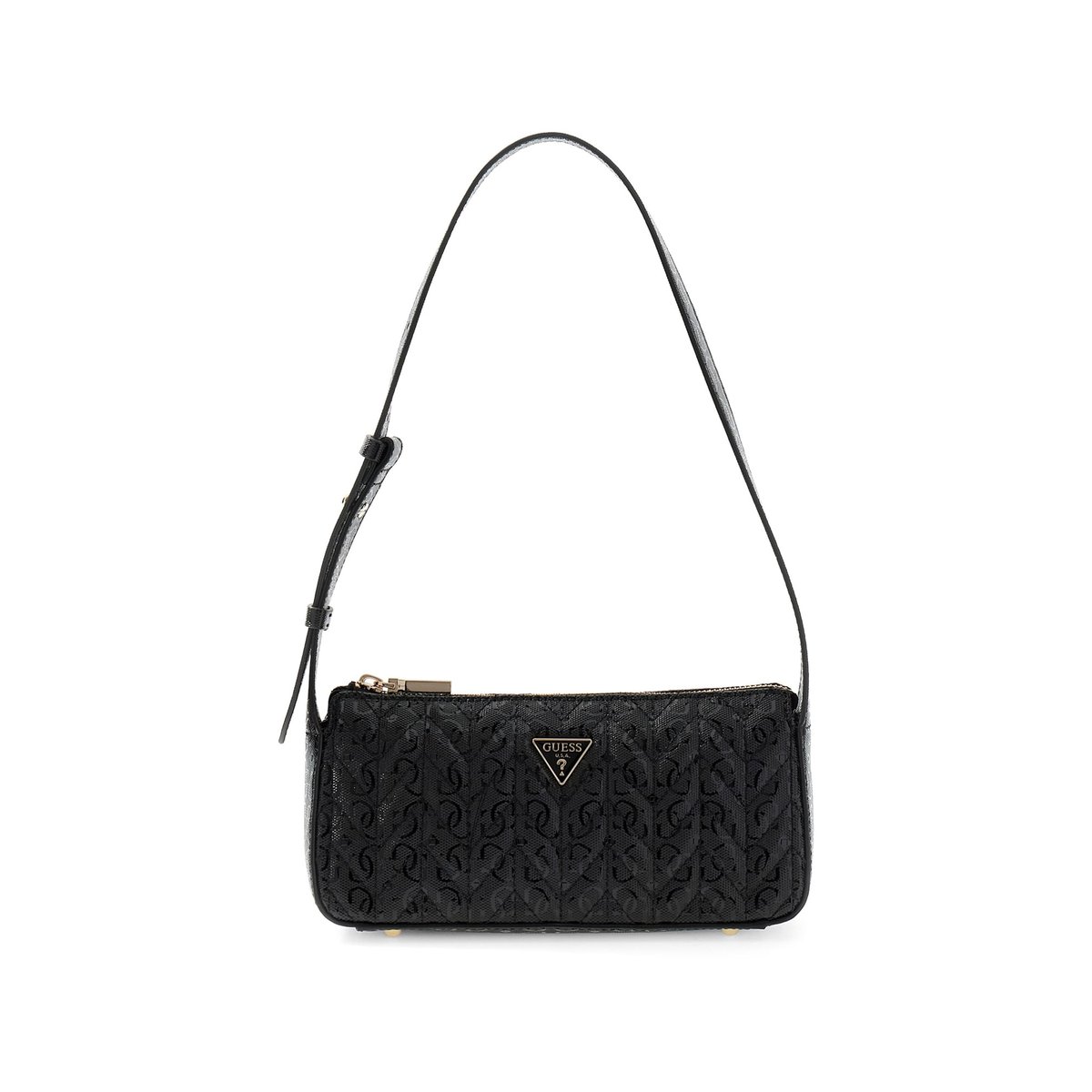 Sac À Épaule Stacey noir, GUESS