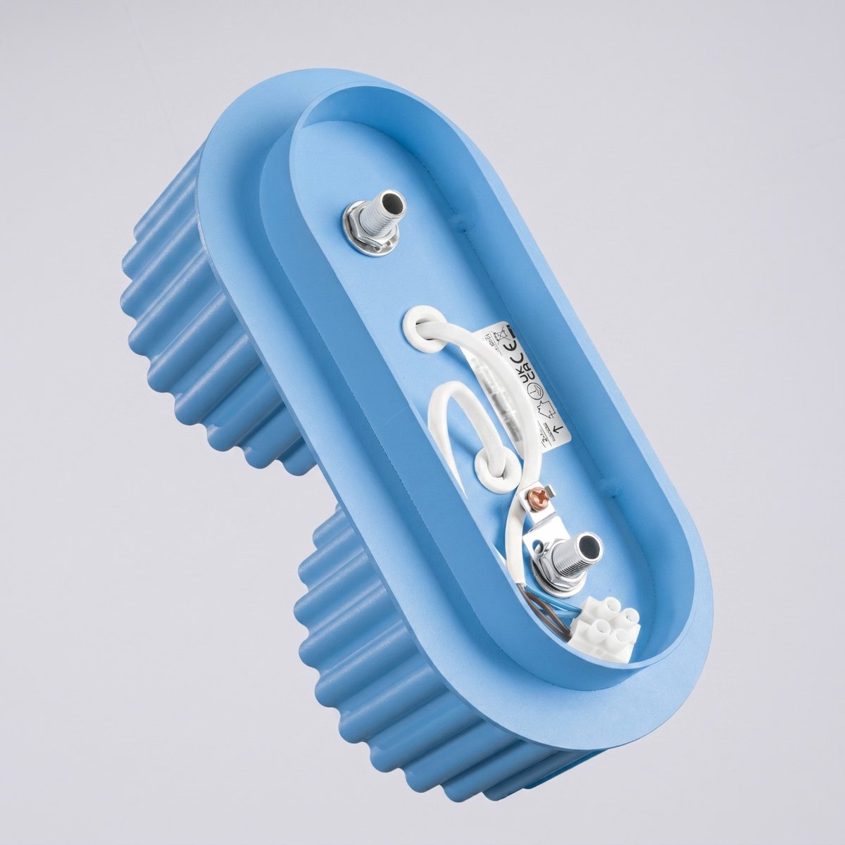 Plafonnier Aluminium Bleu Gx53 2 AURA bleu, EDEN