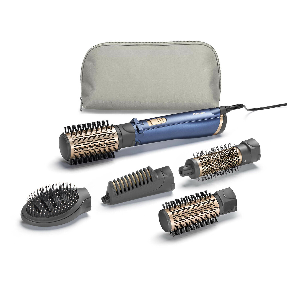Brosse Rotative Style Pro 1000 W bleu, BABYLISS