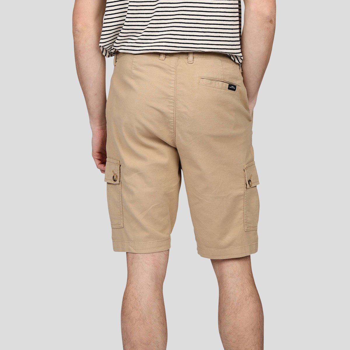 Bermuda cargo beige, MISE AU GREEN