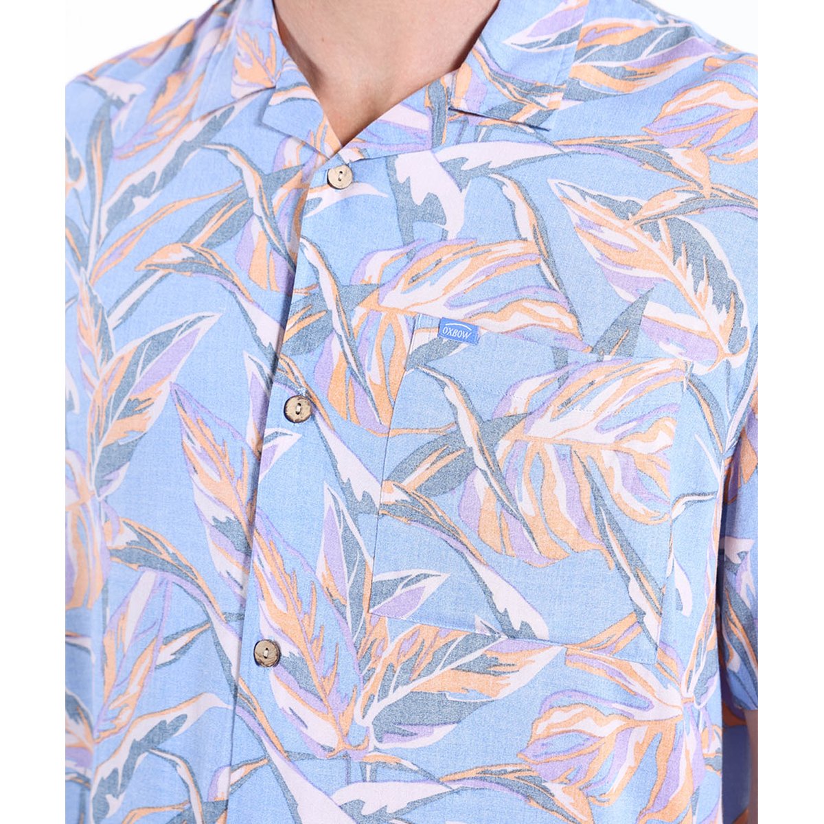 Chemise manches courtes TROPICS lavender, OXBOW