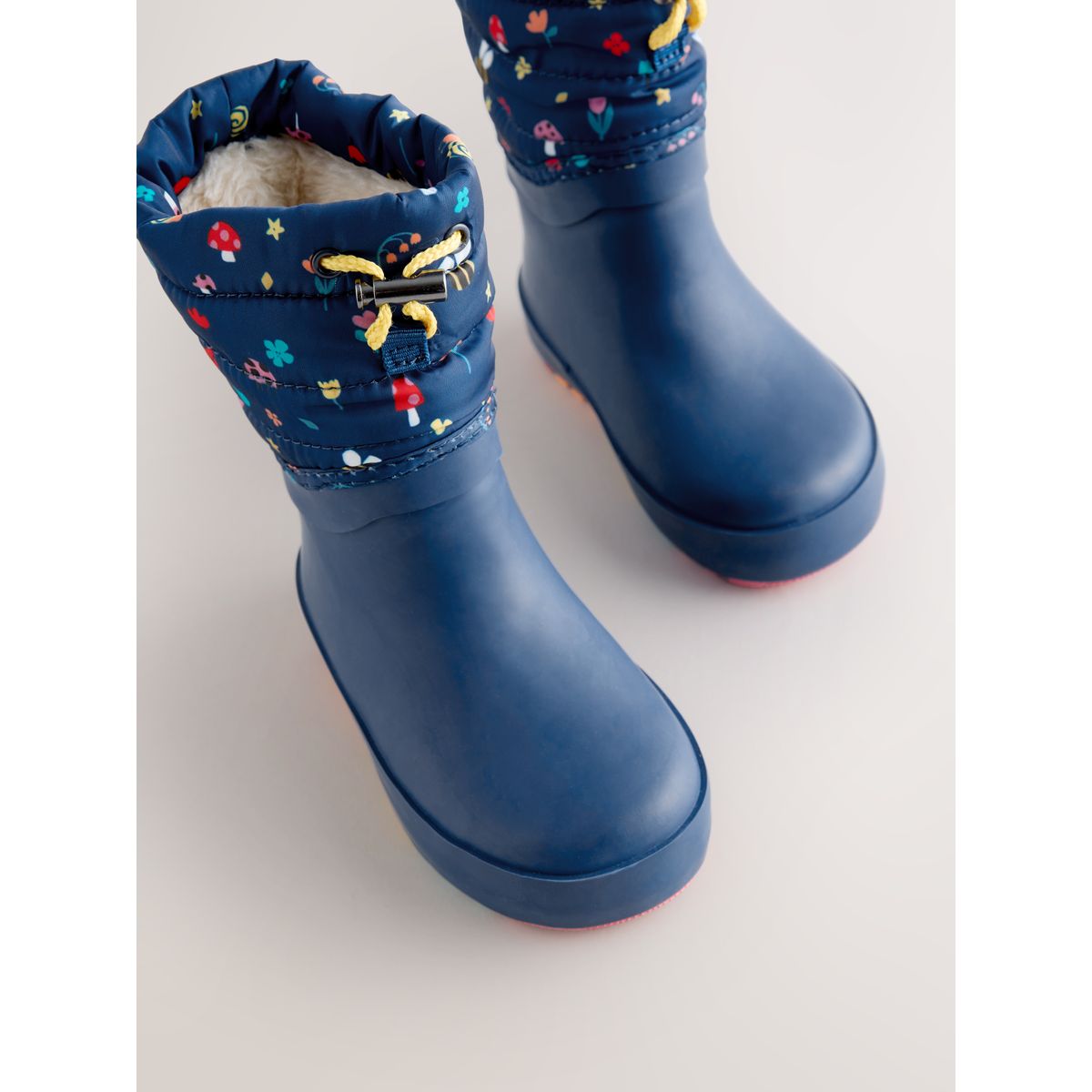 Bottes en caoutchouc thinsulate doublées bleu marine, NEXT