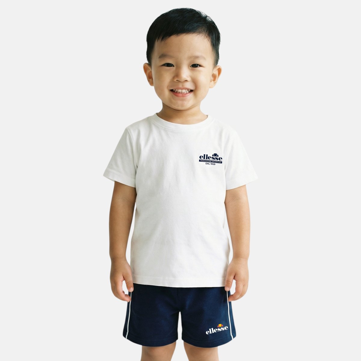 Lot de 2 t-shirts manches courtes et short SUMMER CAMP bleu marine, ELLESSE