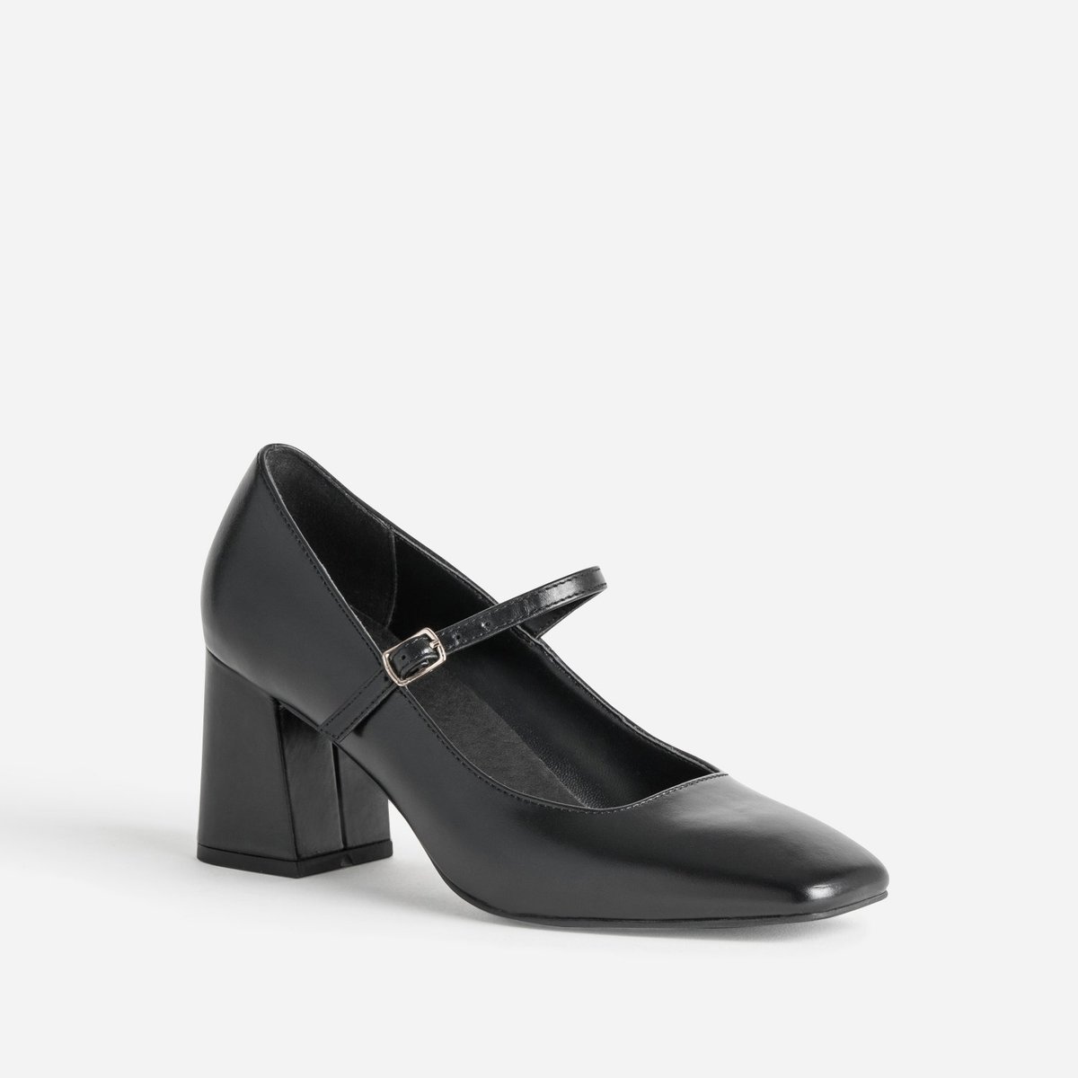Escarpin en cuir AMBRE noir, ERAM