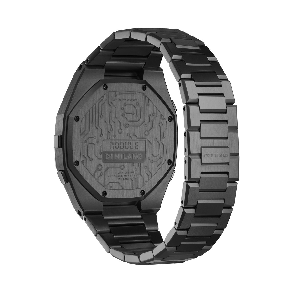 Montre Analogique Digital MODULE noir noir noir, D1 MILANO