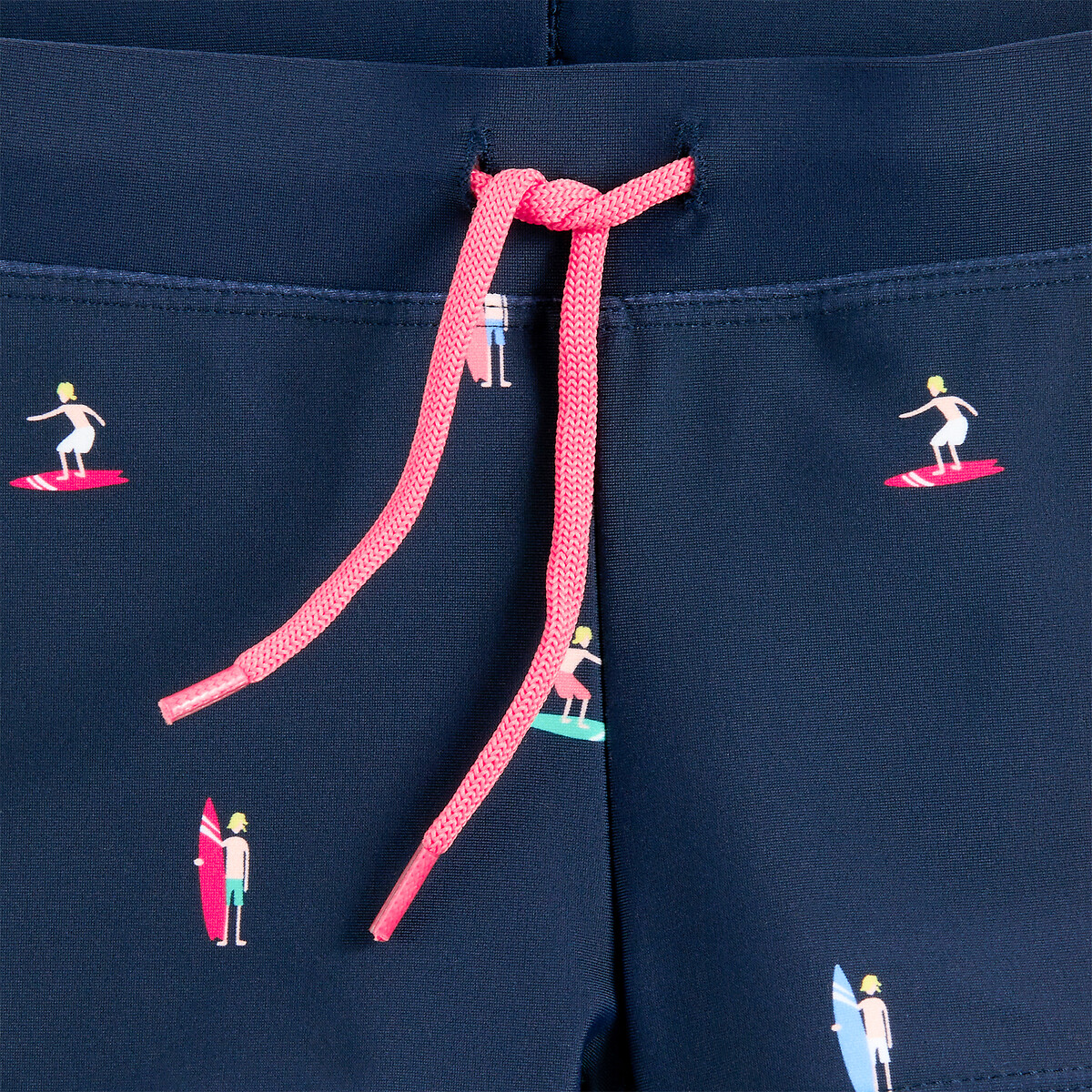 Slip de bain imprimé surfeurs bleu marine imprimé, LA REDOUTE COLLECTIONS