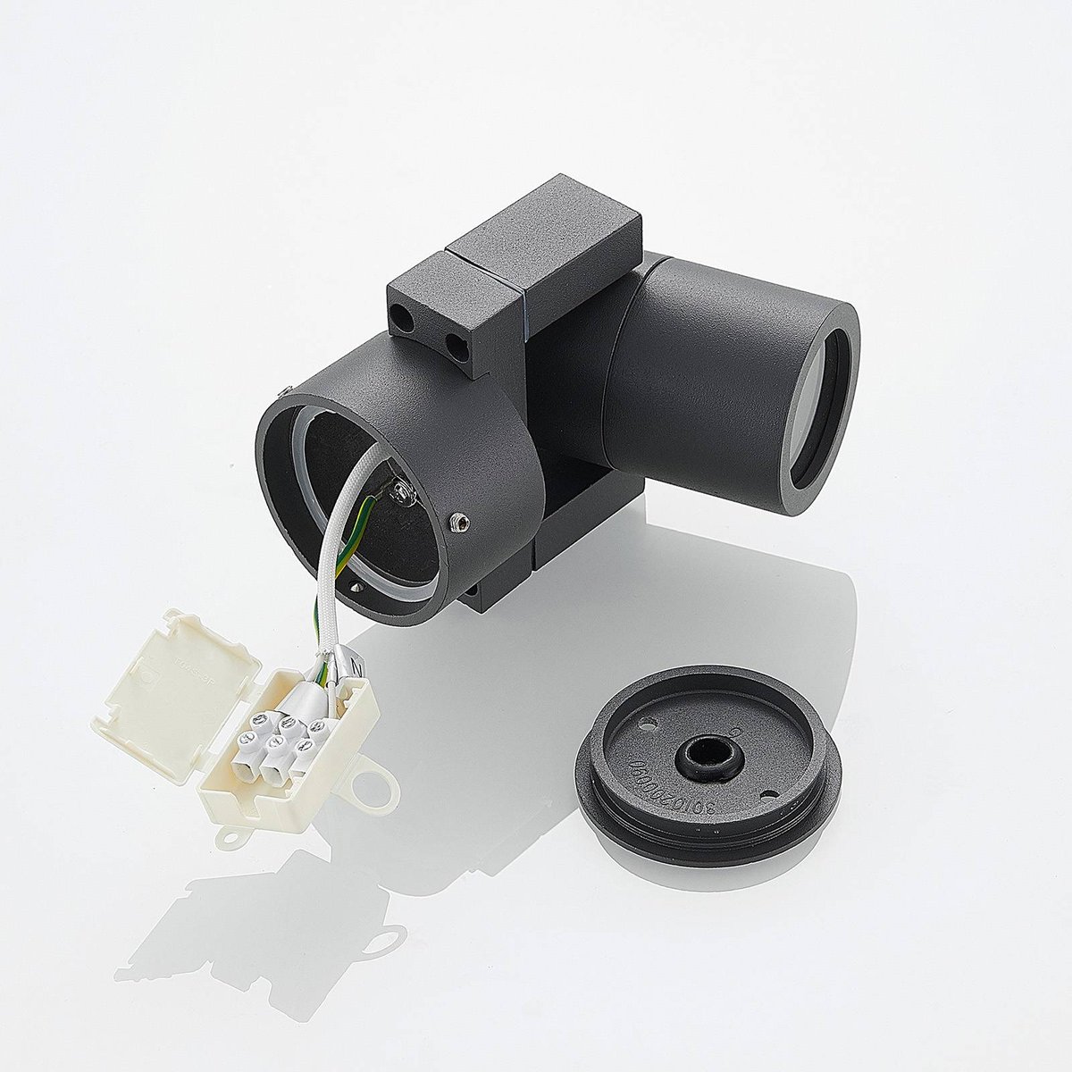Luminaire extérieur en aluminium moderne anthracite, LUCANDE
