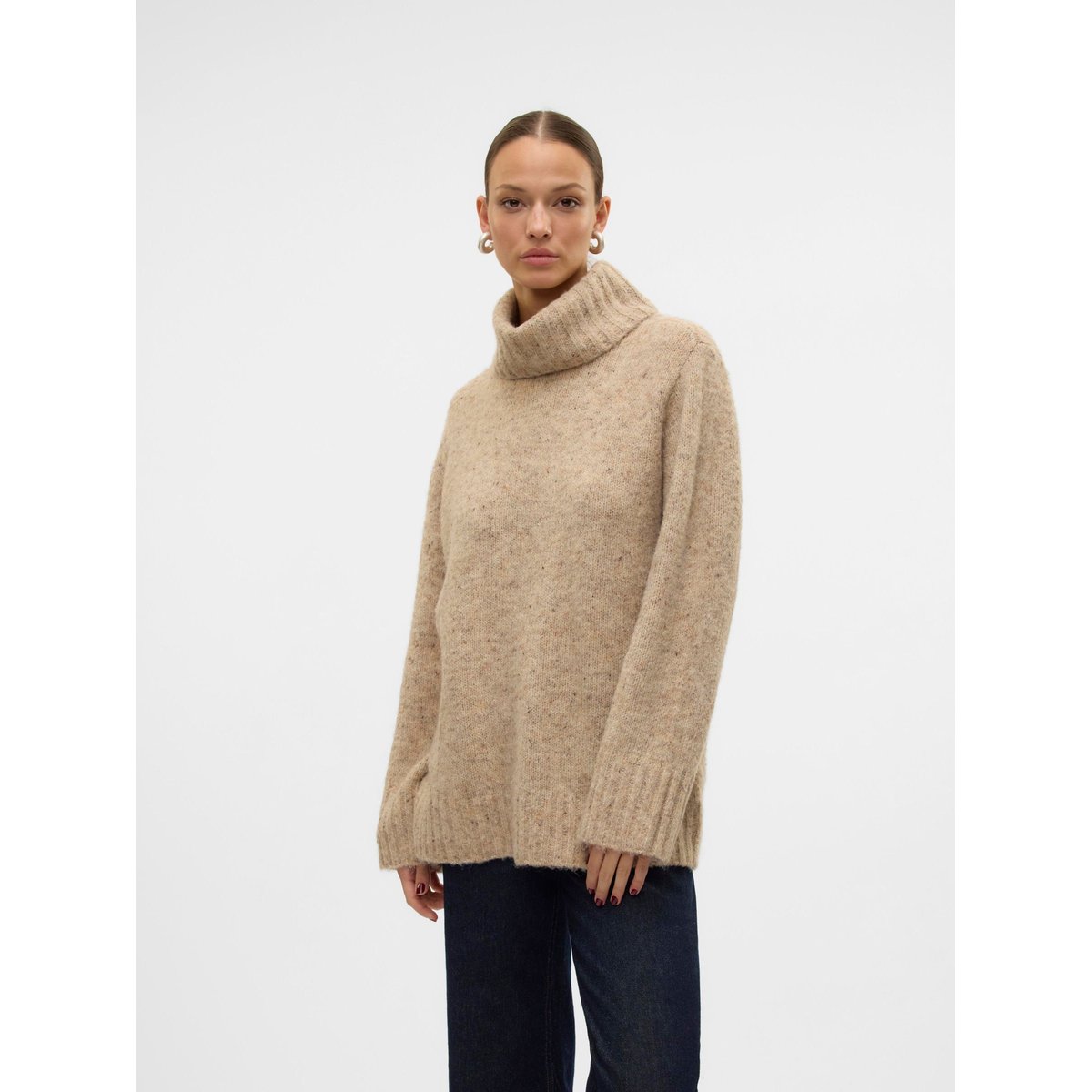 Pull En Maille silver mink, VERO MODA