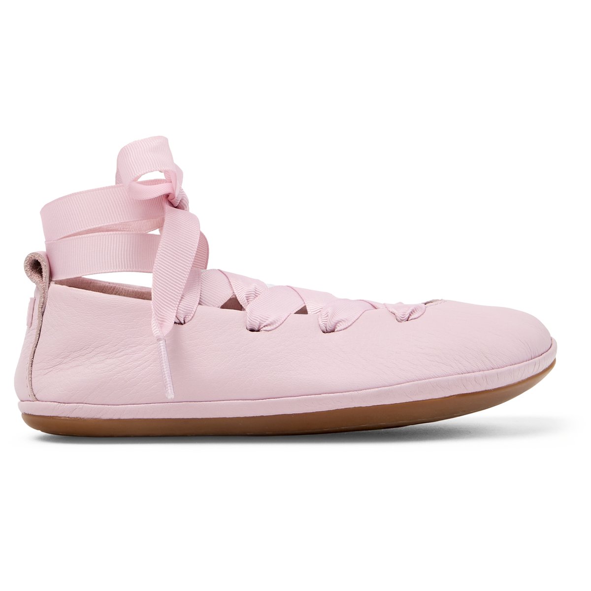 Ballerines Cuir RIGHT KIDS rose pastel, CAMPER