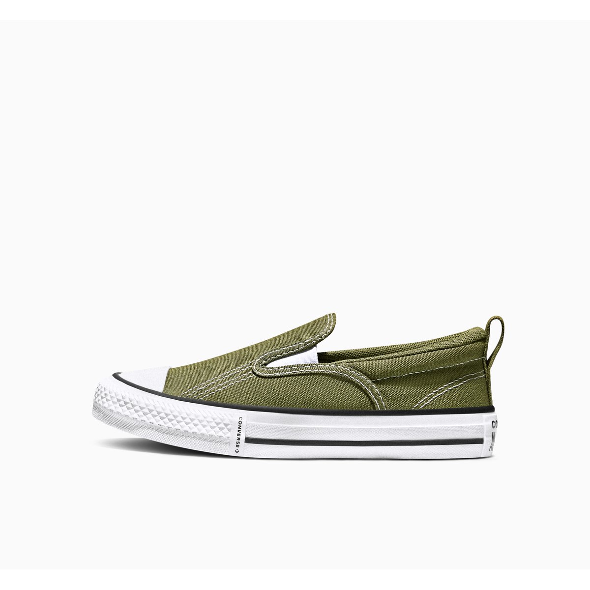 Baskets CHUCK TAYLOR ALL STAR MALDEN STREET SLIP ON utility/white/black, CONVERSE
