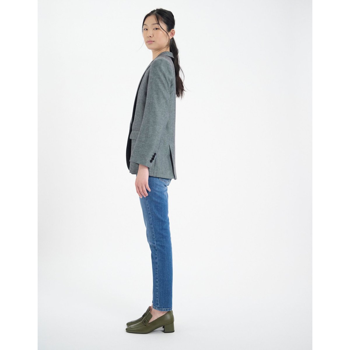 Veste Bruna blanche grey, INES DE LA FRESSANGE PARIS