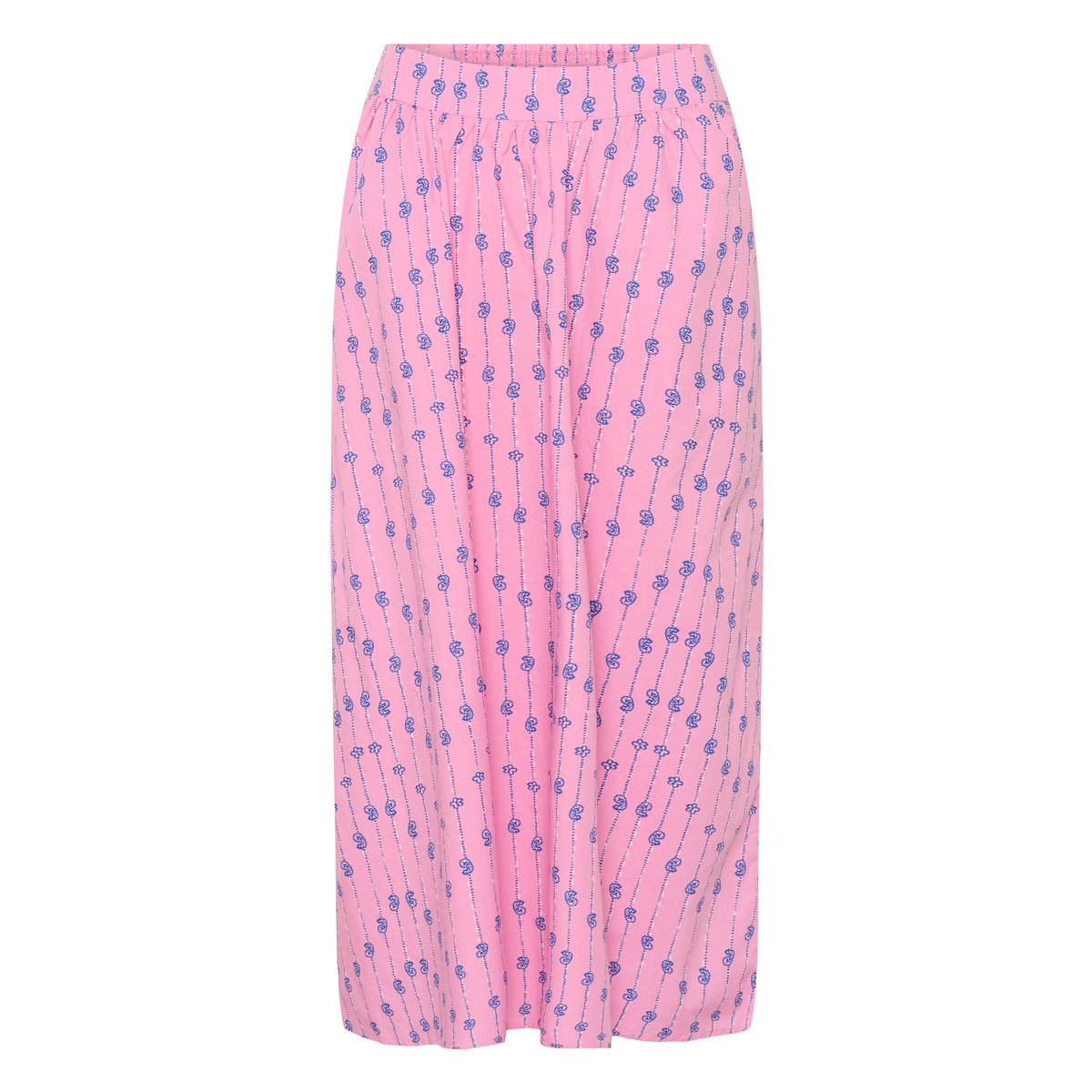 Jupe - tissage léger rose bleu begonia pink/nautical blue, CULTURE