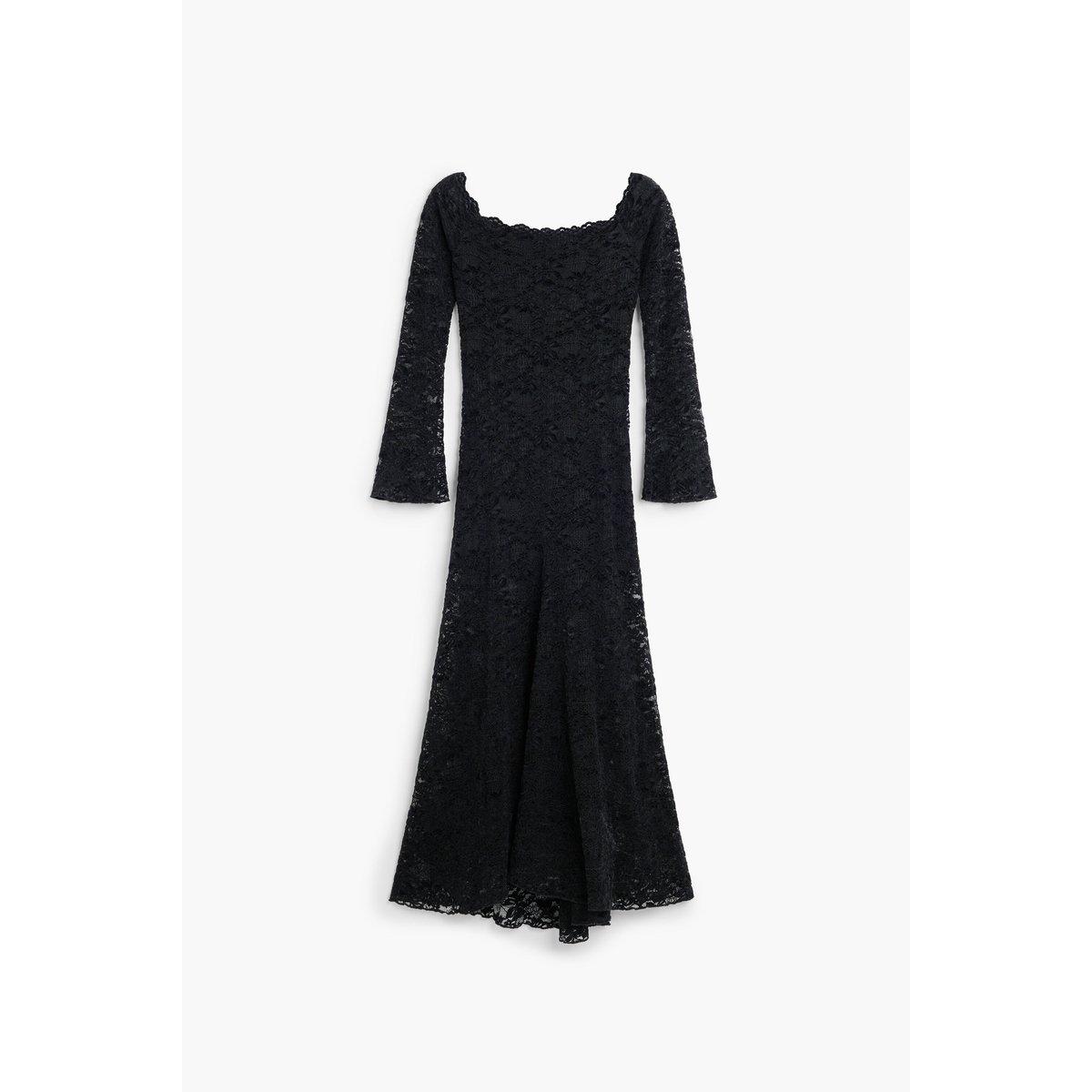 robe midi évasée noir, DESIGUAL