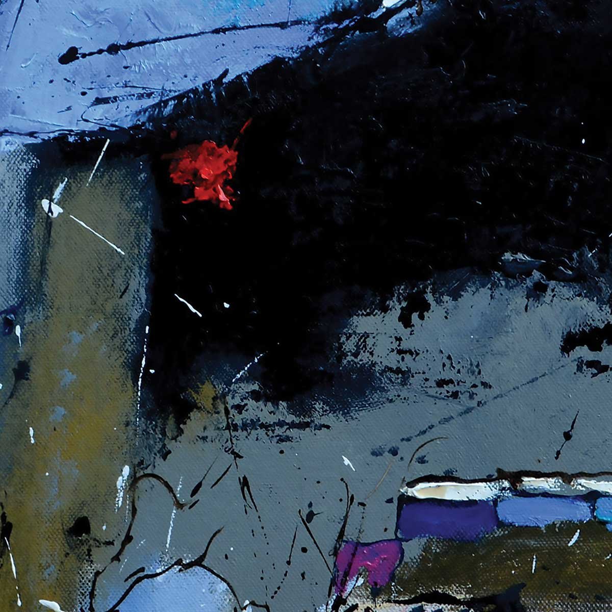 Tableau bleu et rivage côtier tableau alu dibond, HEXOA