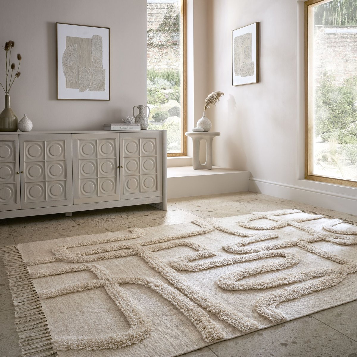 Tapis en laine LOMA beige, FLAIR RUGS