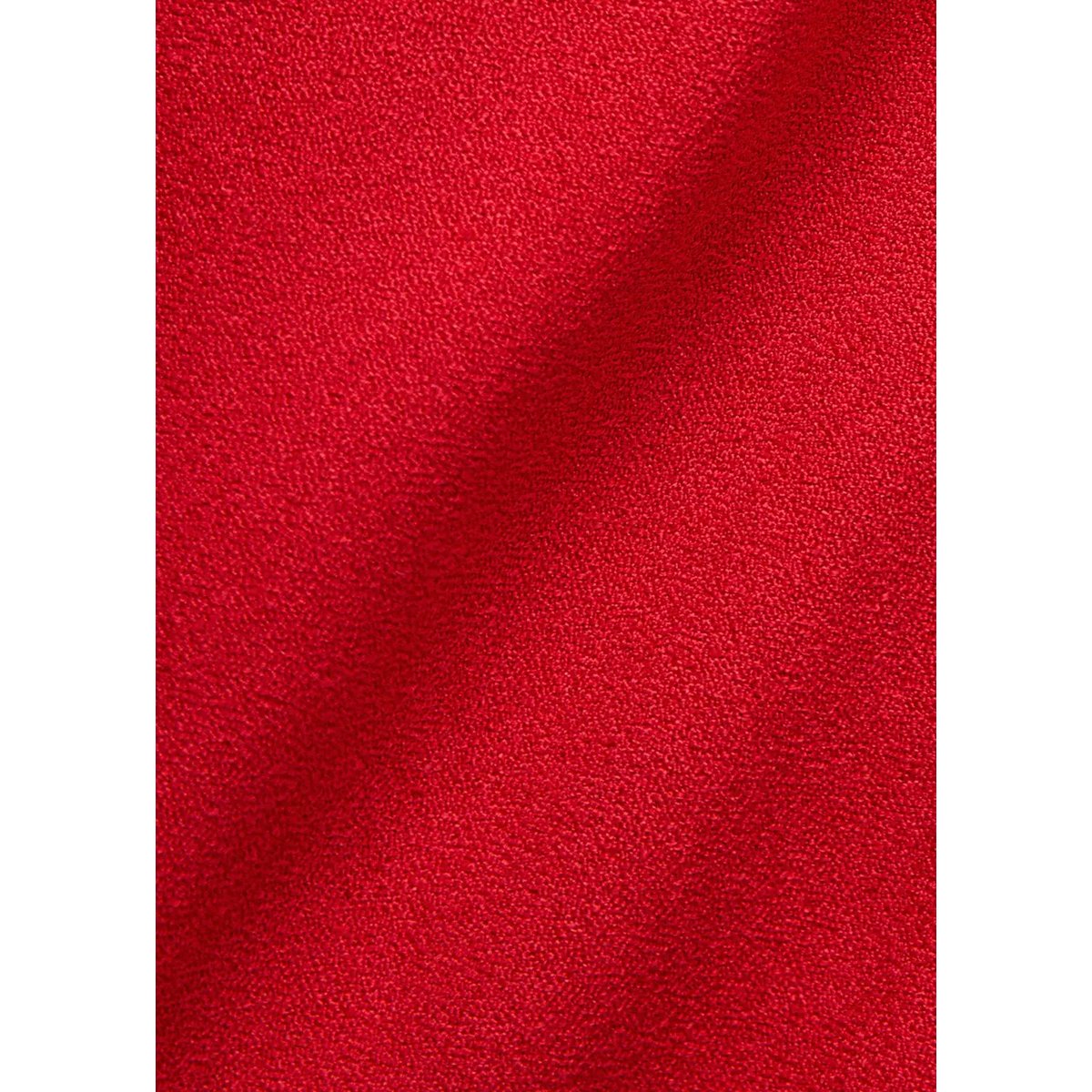 Robe maille détail froncé rouge, MANGO
