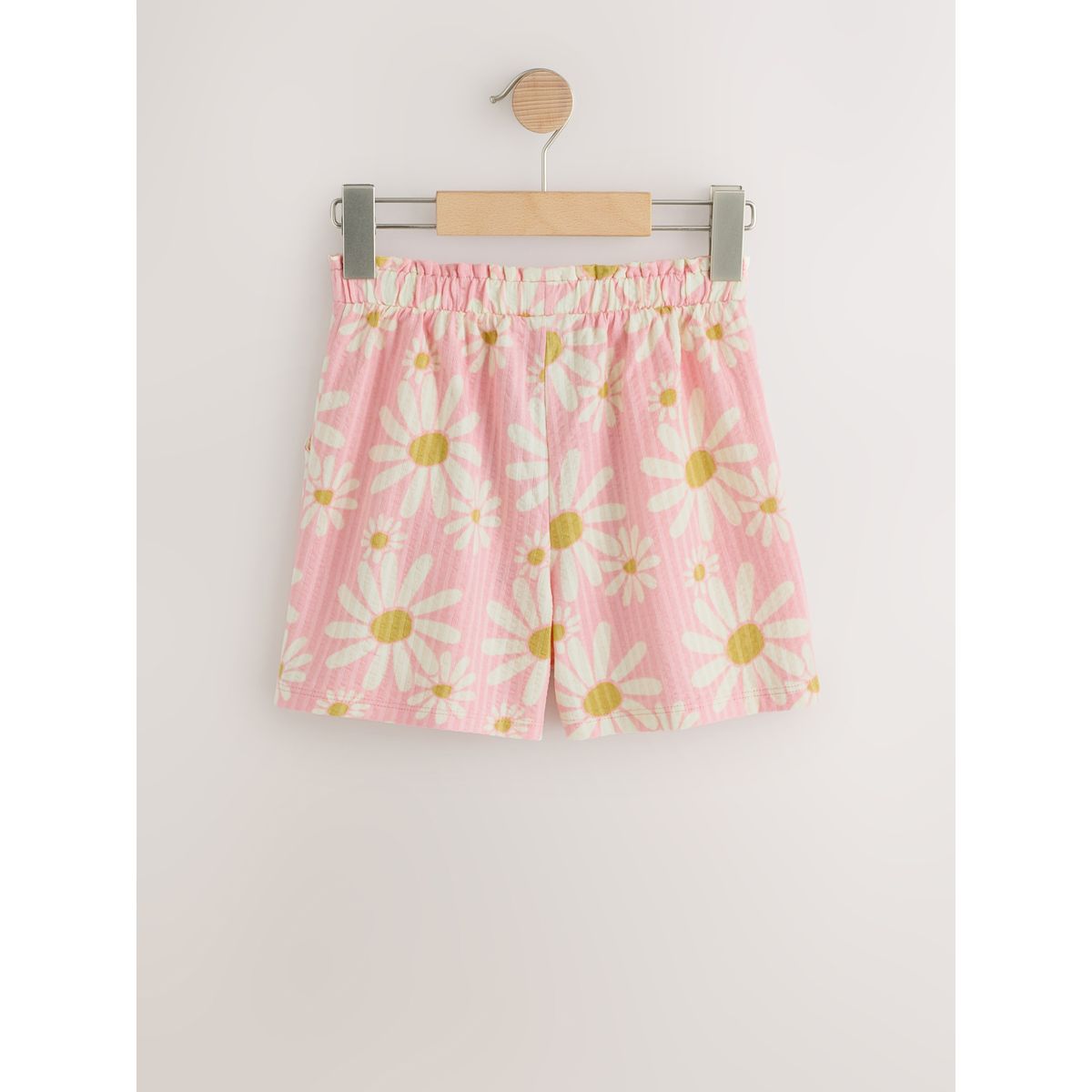 Short texturé fleur rose, NEXT