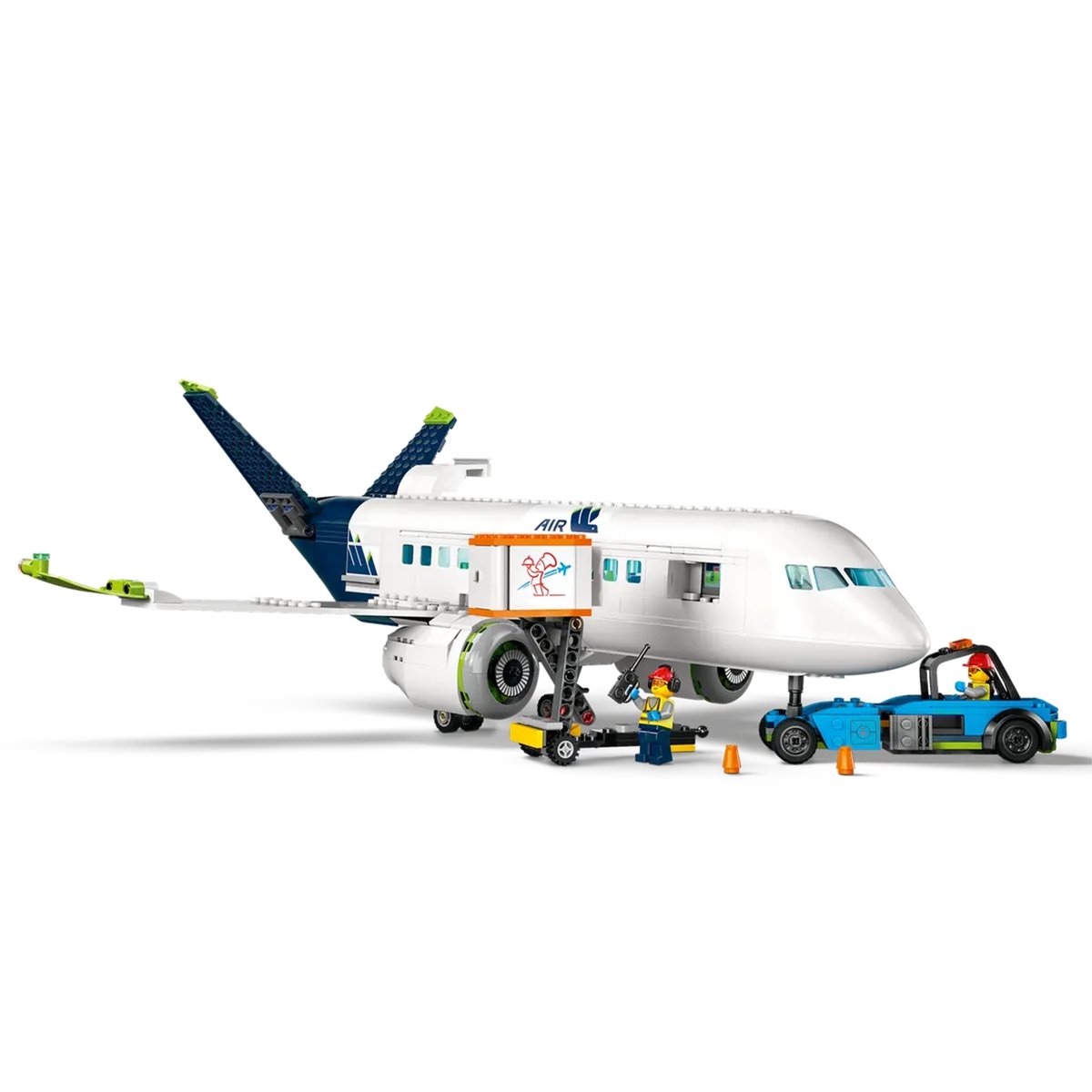 LEGO City - Avion de Ligne 60367 avec Minifigurines et Accessoires multicolore, LEGO