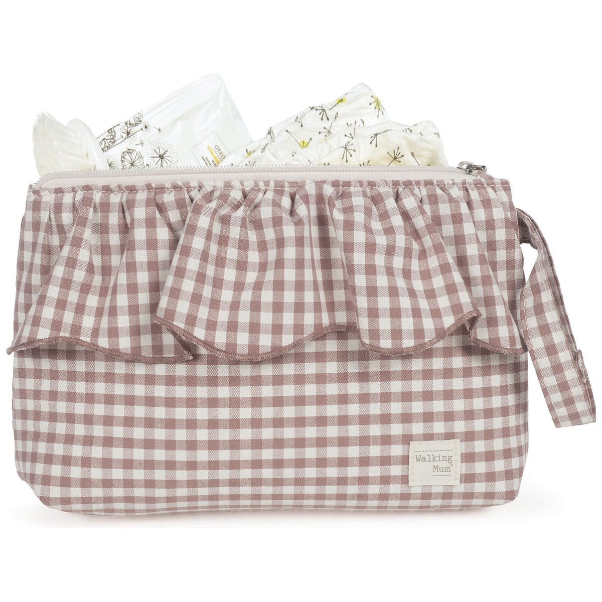 Trousse de toilette marron, WALKING MUM